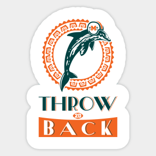 Tua Tagovailoa "Tua Option" Throw to the (2D) Back Sticker